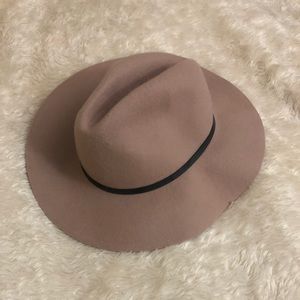 Never worn super cute light pink wool hat